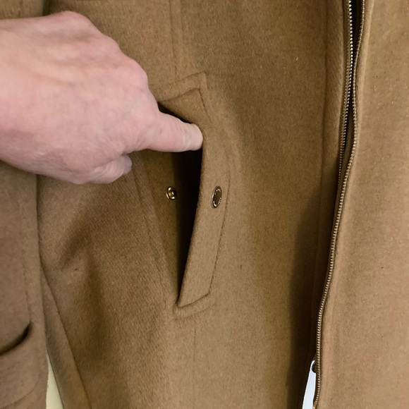 EUC Michael Kors Wool blend coat. Camel color XS. - Picture 4 of 10